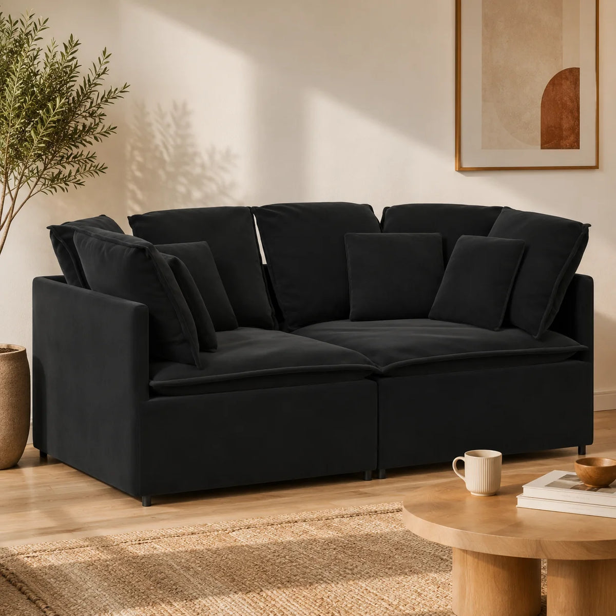 Saga — Canapé modulable velours