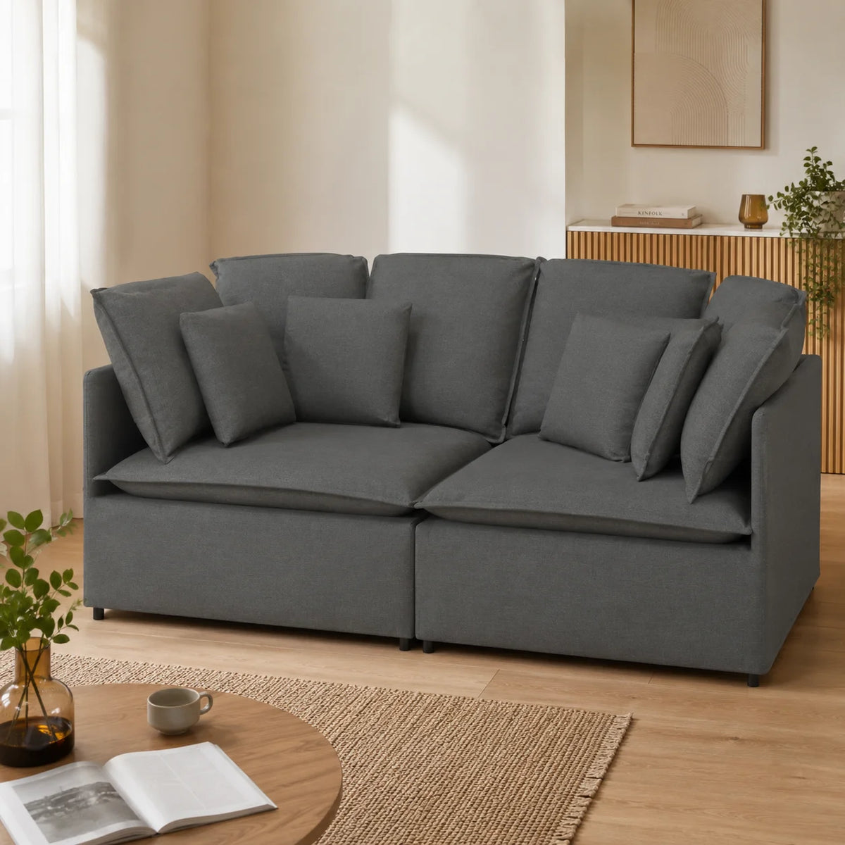 Frigg — Canapé modulable tissu