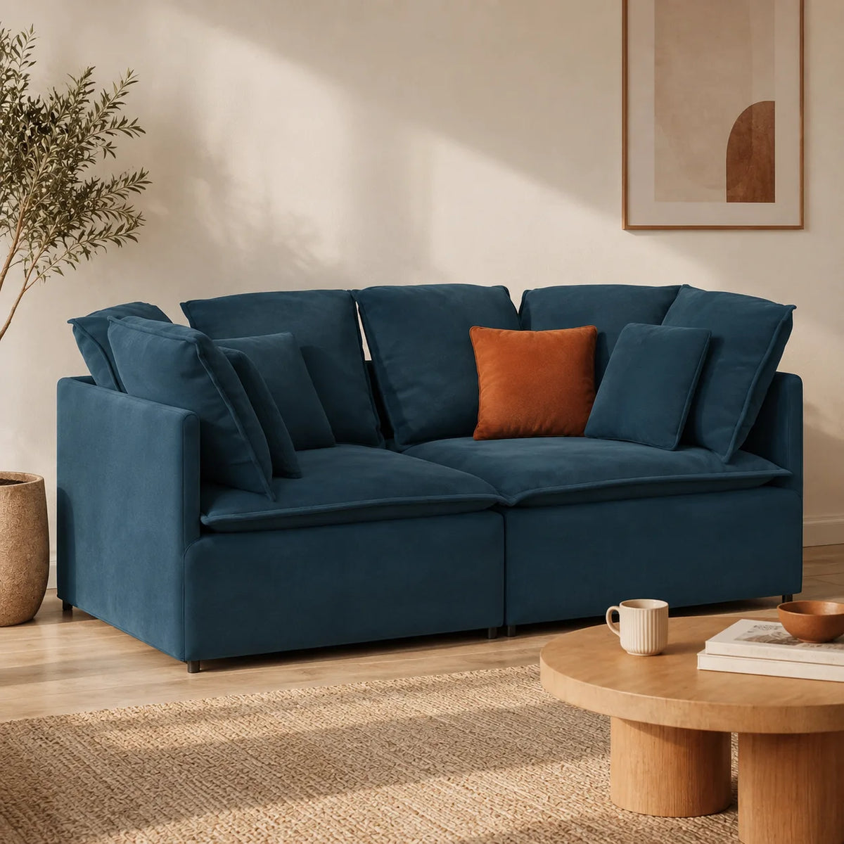 Saga — Canapé modulable velours