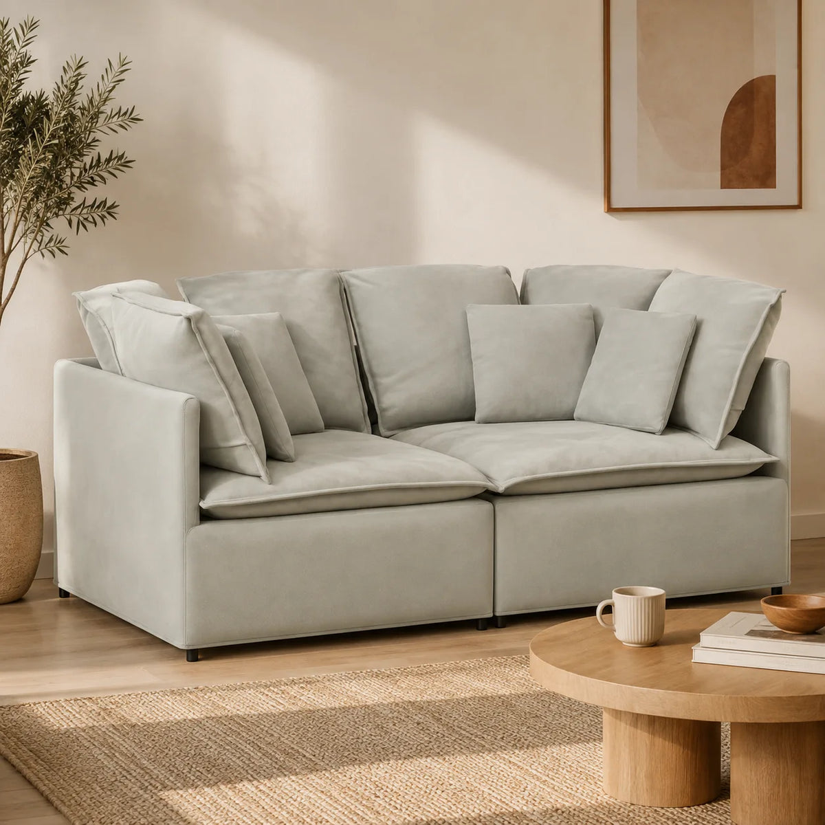 Saga — Canapé modulable velours