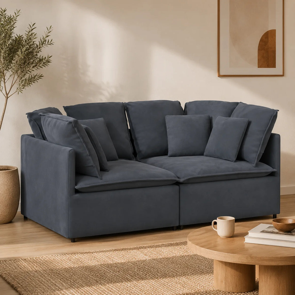Saga — Canapé modulable velours
