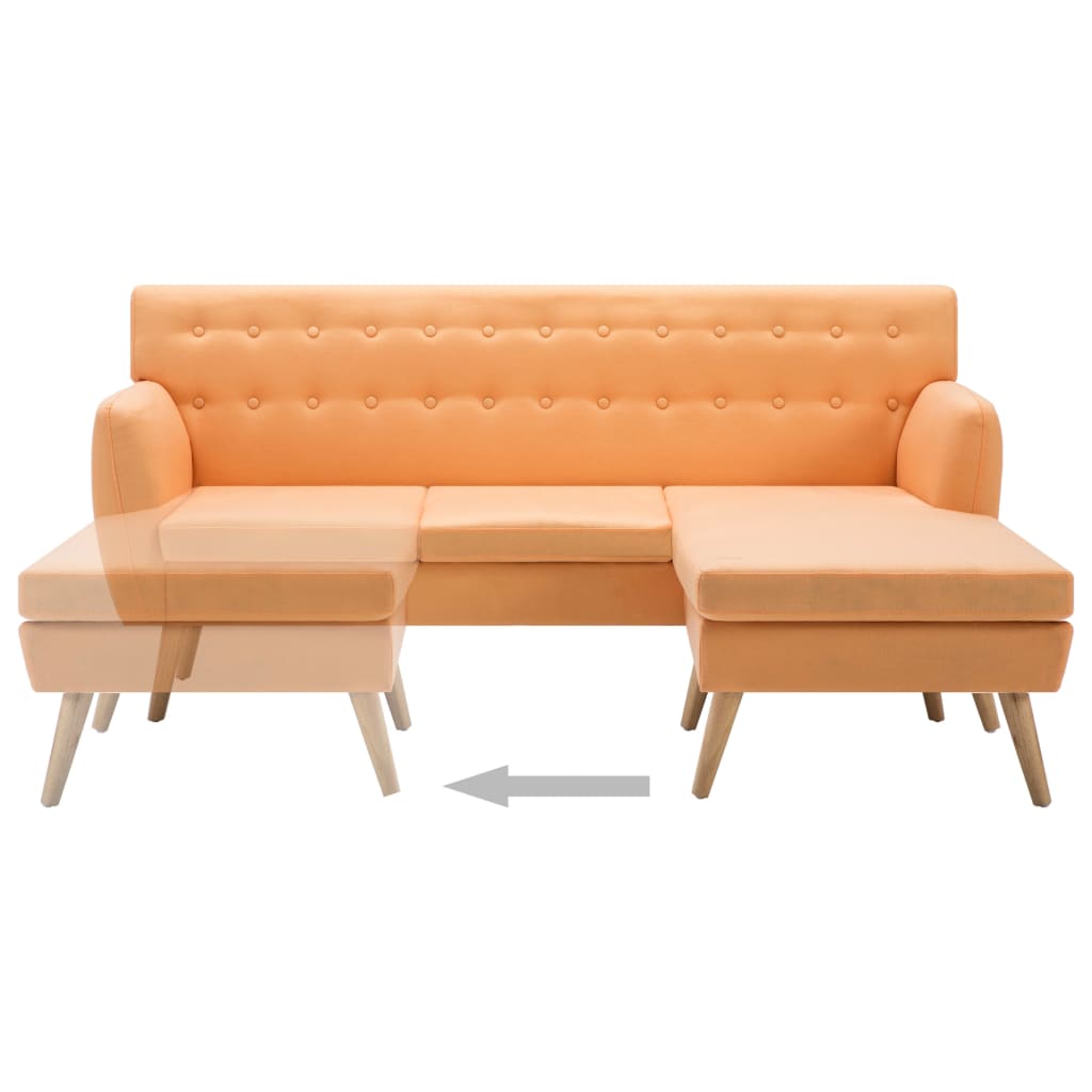 Fjörd — Canapé d'angle en tissu