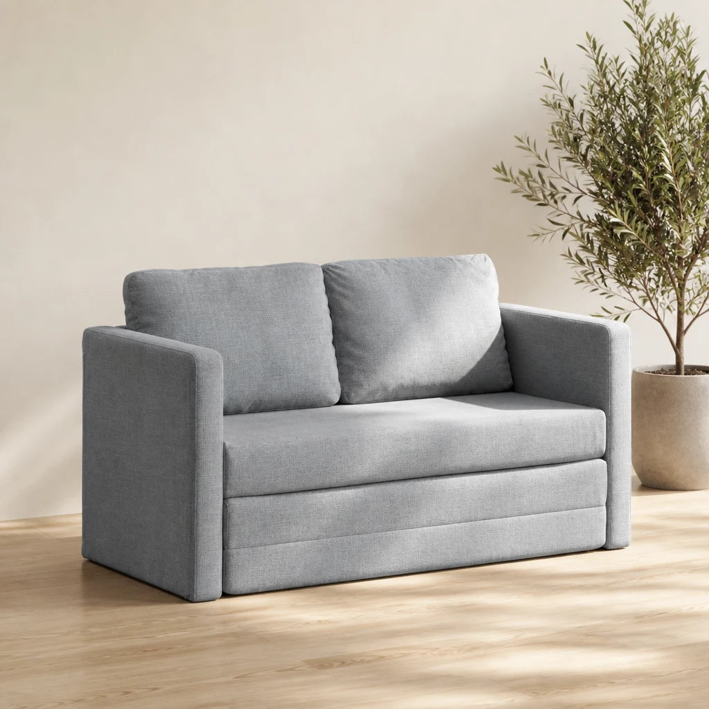 Nätt — Canapé-lit convertible 2 en 1 en tissu 112x174x55 cm