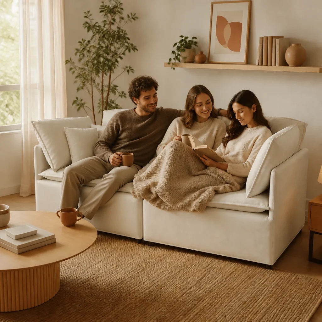 Saga — Canapé modulable velours