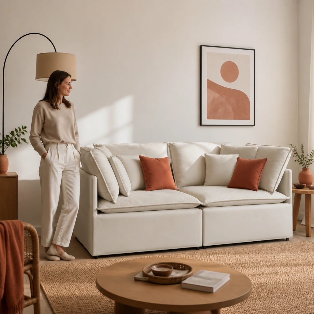 Saga — Canapé modulable velours