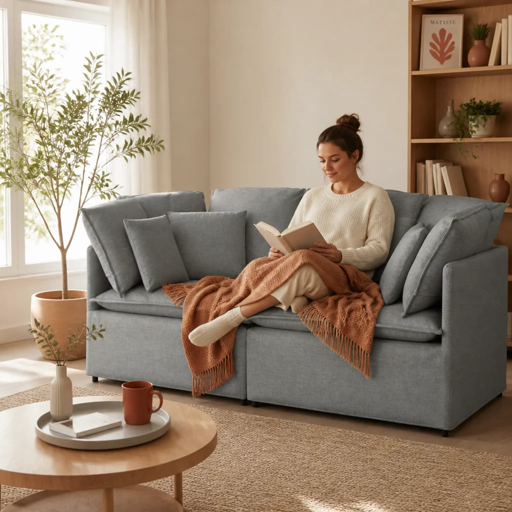 Frigg — Canapé modulable tissu